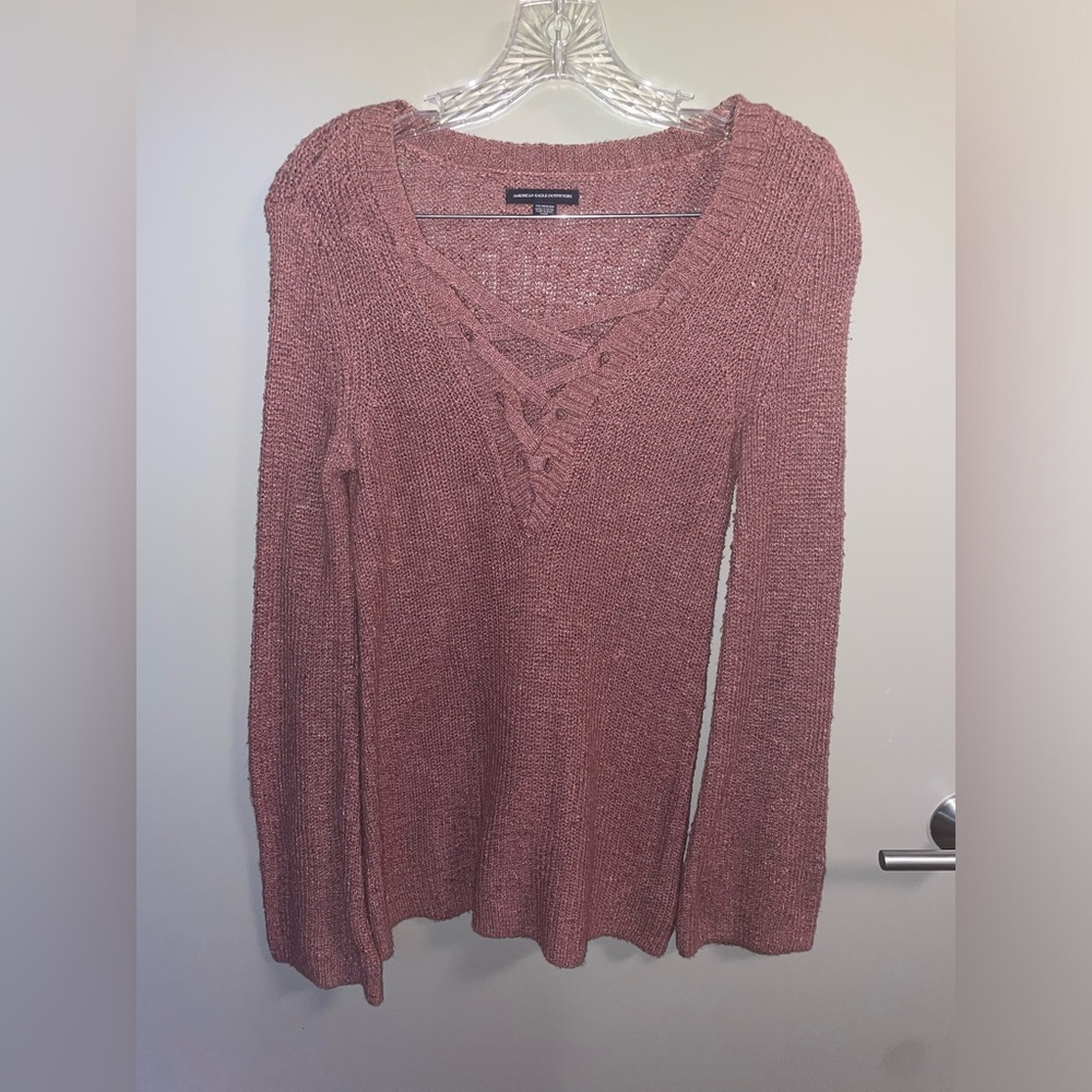 American Eagle Mauve Sweater. Like new!